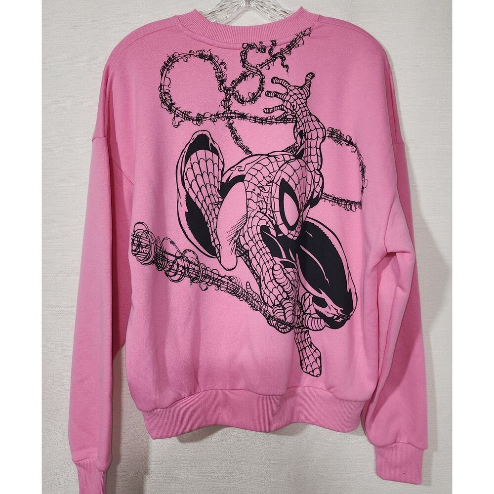 New york Spider-Man sweatshirt women's XS NWT - Picture 2 of 7